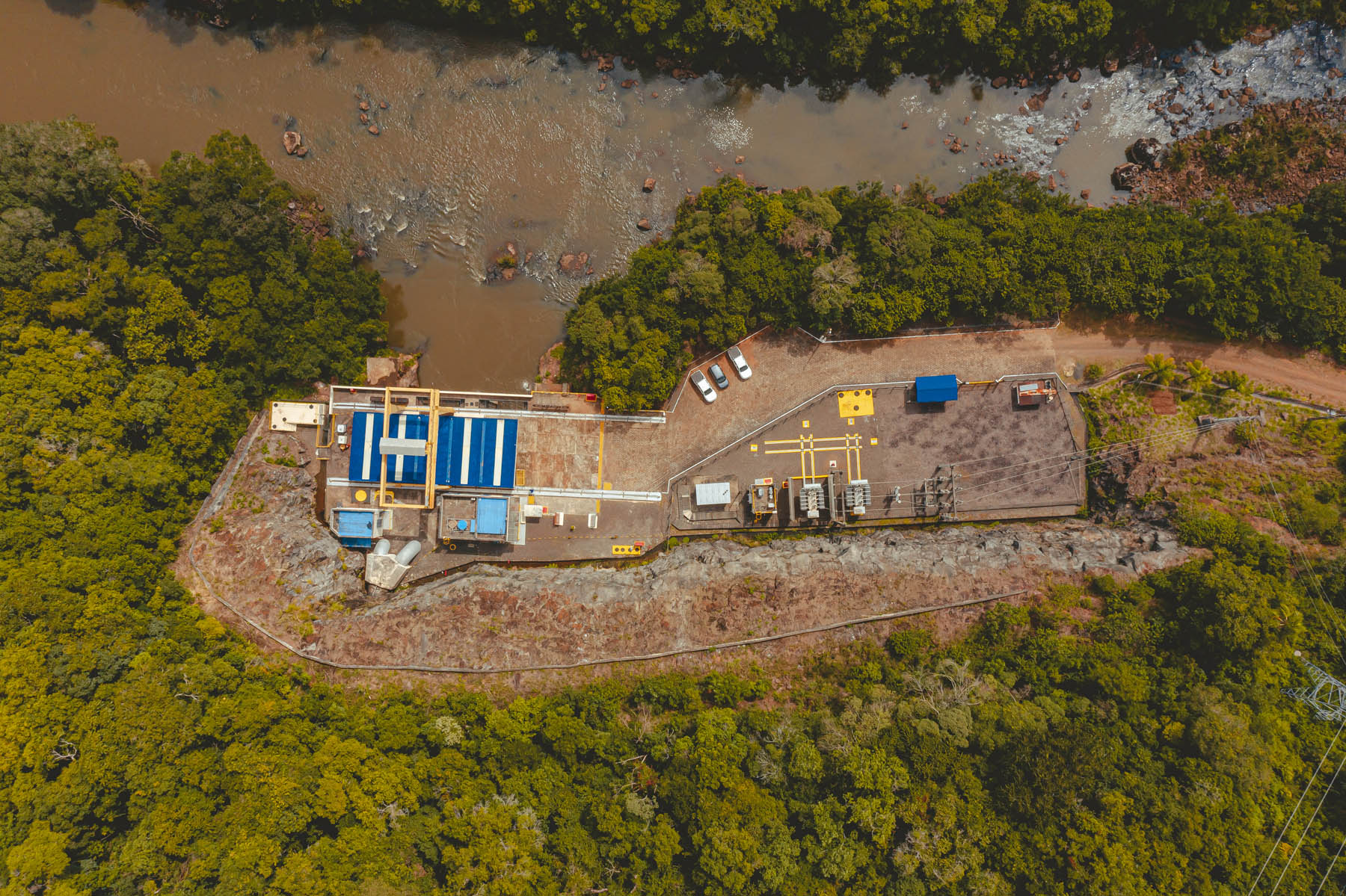 Central Hidrelétrica Esmeralda na Região Sul do Brasil