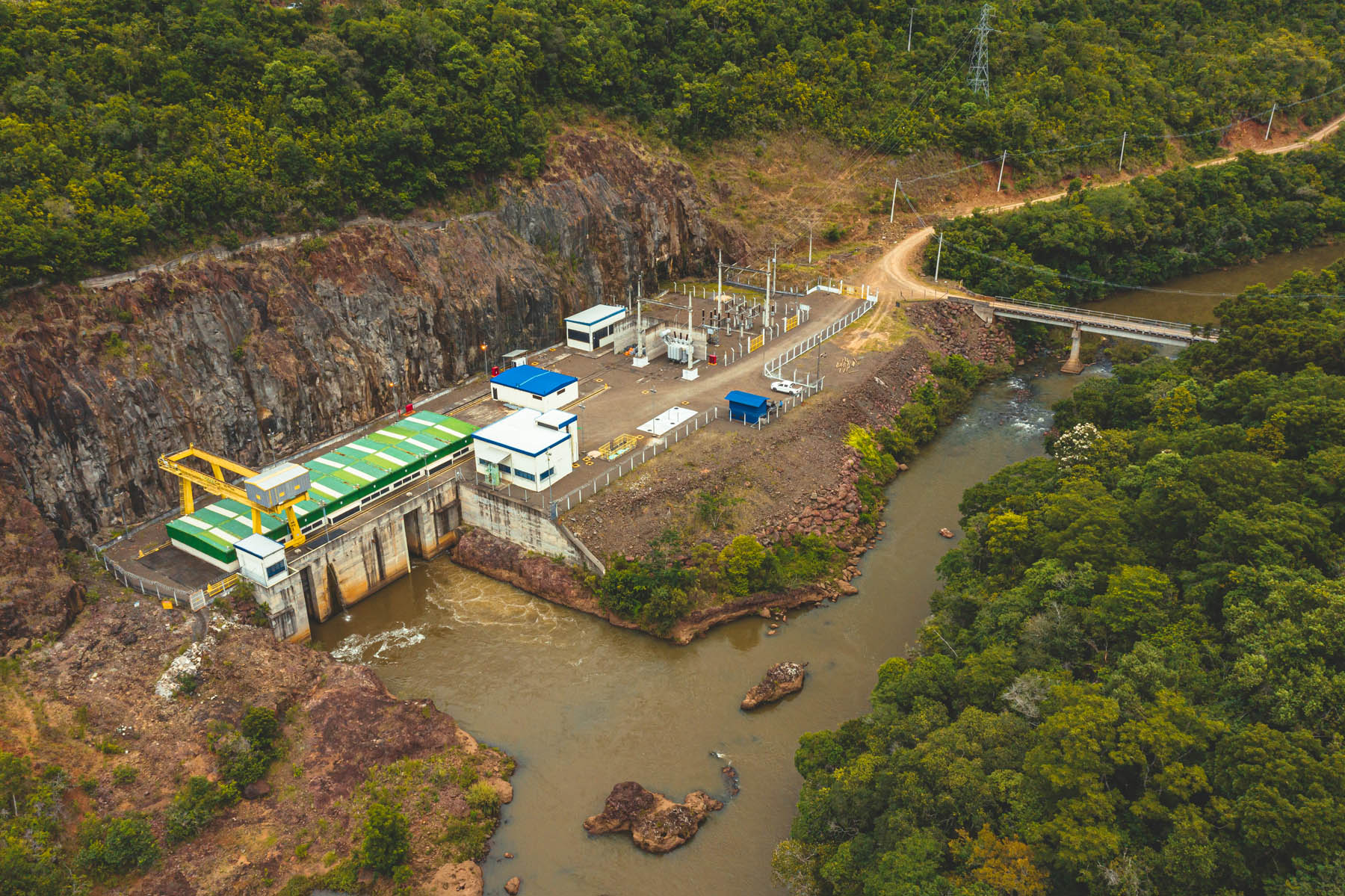 Usina Hidrelétrica Moinho na Região Sul do Brasil