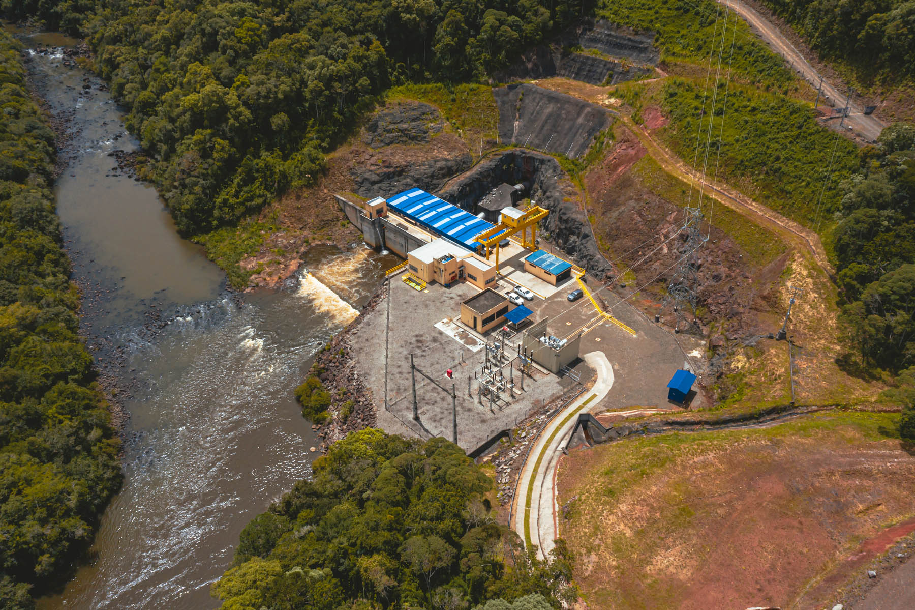 Hidrelétrica Passos Maia na Região Sul do Brasil 