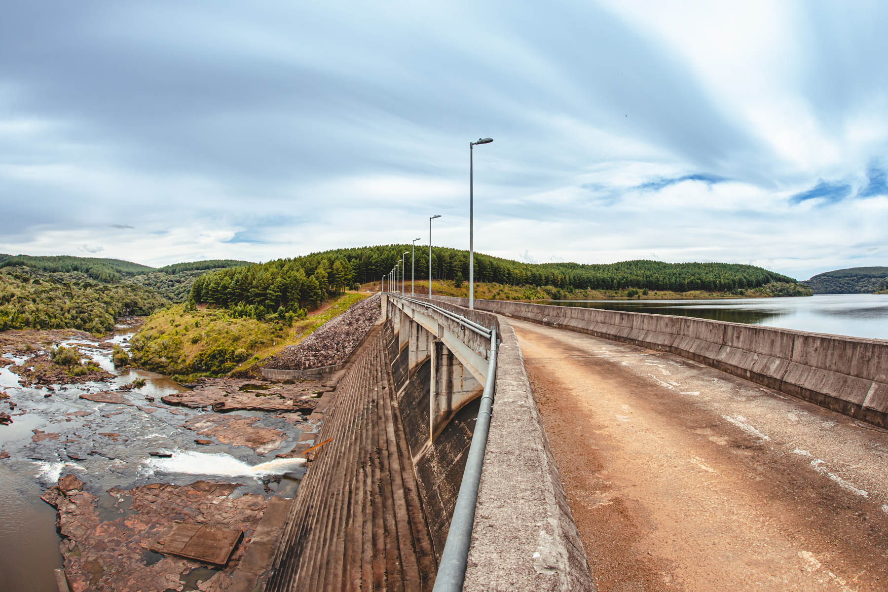 Barragem Passos Maia, em Santa Catarina, Brasil