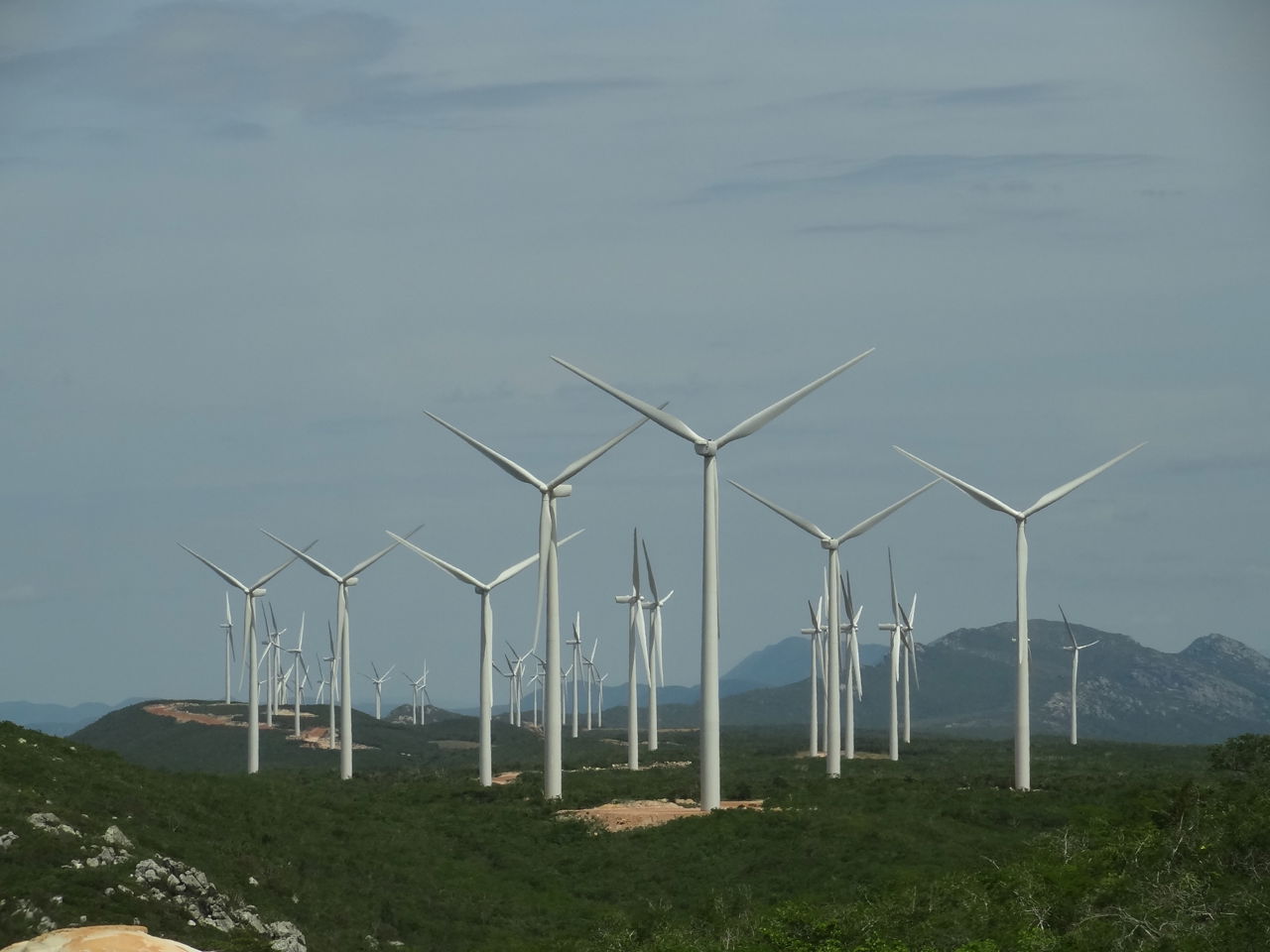 Parque Eólico na Bahia, Brasil